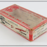 Heddon Grey Flocked Mouse Tiny Crazy Crawler In Box