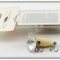 Fred Arbogast Frog & Brown Parrot Jitterbug Pair With Card