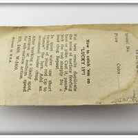 Hedon Perch Wood Baby Lucky 13 Sealed On Card 2400 L