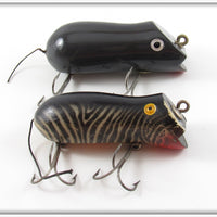 Vintage Shakespeare Glo Lite & Swimming Mouse Lure Pair