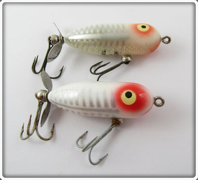 Heddon White Shore Tiny Torpedo Pair