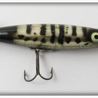 Heddon Silver & Black Dying Flutter