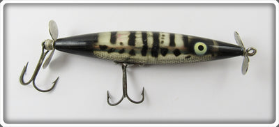 Heddon Silver & Black Dying Flutter