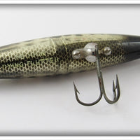 Heddon Silver & Black Dying Flutter