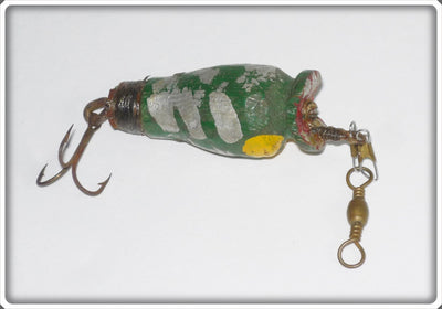 Hand Made Green & Silver Folk Art Lure
