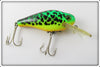 Heddon Fluorescent Green Crawdad Timber Rattler