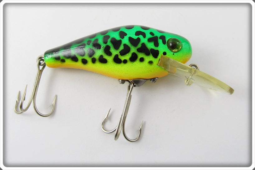 Heddon Fluorescent Green Crawdad Timber Rattler