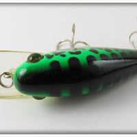 Heddon Fluorescent Green Crawdad Timber Rattler
