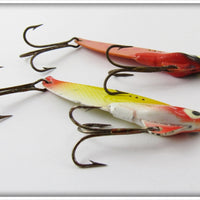 Heddon Sonar Pair: Yellow/Red & Hot Orange