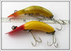 Heddon Tadpolly Spook Pair: Perch & Red Head Yellow