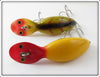 Heddon Tadpolly Spook Pair: Perch & Red Head Yellow