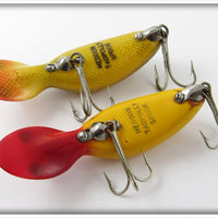 Heddon Tadpolly Spook Pair: Perch & Red Head Yellow