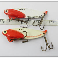 Heddon Red Head White Sonar Pair