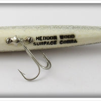 Heddon Red & White Wood Surface Cobra