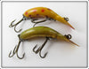 Heddon Tadpolly Spook Pair: Perch & Yellow Spotted