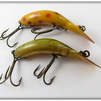 Heddon Tadpolly Spook Pair: Perch & Yellow Spotted