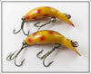 Heddon Yellow Spotted Tiny Tad Pair