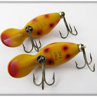 Heddon Yellow Spotted Tiny Tad Pair