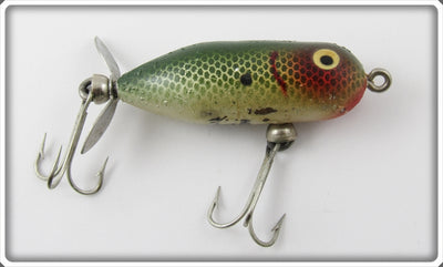 Heddon NSD Green Shad Chrome Tiny Torpedo
