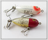 Heddon Tiny Torpedo Pair: Red Head Flitter & White Shore