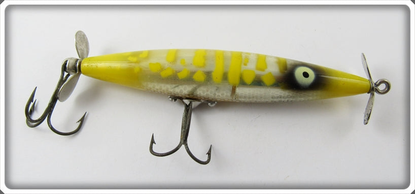 Heddon Silver & Yellow Dying Flutter