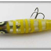 Heddon Silver & Yellow Dying Flutter