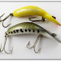 Heddon Tadpolly Pair: Yellow Shore & Baby Bass