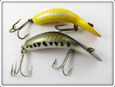 Heddon Tadpolly Pair: Yellow Shore & Baby Bass