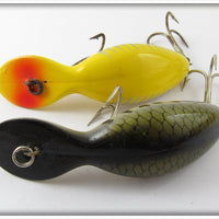 Heddon Tadpolly Pair: Yellow Shore & Baby Bass