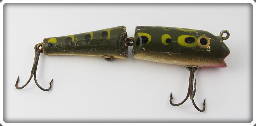 Vintage Paw Paw By Shakespeare Frog Spot Dragonfly Lure For Sale