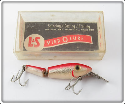 L&S Red Back Silver Scale Spin MirroLure In Box