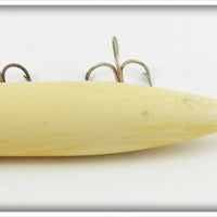 South Bend Red Head White No Eye Bass Oreno