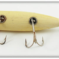 South Bend Red Head White No Eye Bass Oreno