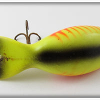Heddon YFO Yellow Fluorescent Red Rib Tadpolly