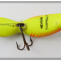 Heddon YFO Yellow Fluorescent Red Rib Tadpolly