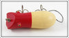 Arnold Tackle Corp Red & White Swimming Mouse