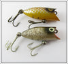 Heddon Tiny Lucky 13 Pair: Golden Shiner & Silver Flitter