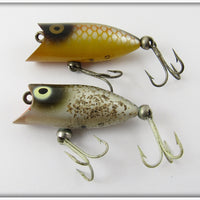 Heddon Tiny Lucky 13 Pair: Golden Shiner & Silver Flitter