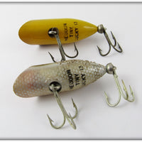 Heddon Tiny Lucky 13 Pair: Golden Shiner & Silver Flitter
