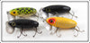 Arbogast Black, Yellow Shore & Frog Jitterbug Lot Of Four