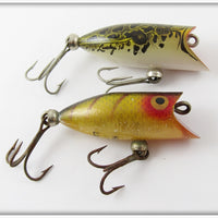 Heddon Tiny Lucky 13 Pair: Perch & Natural Leopard Frog