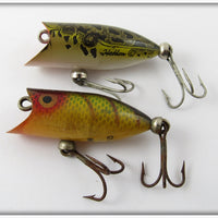 Heddon Tiny Lucky 13 Pair: Perch & Natural Leopard Frog