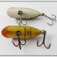 Heddon Tiny Lucky 13 Pair: Perch & Natural Leopard Frog