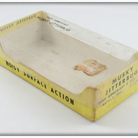 Arbogast Frog Wooden Musky Jitterbug In 700R Box