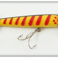 Vintage Eger Yellow Red Stripes Dillinger Lure