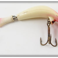 Vintage Brook's Red & White Baby Reefer Lure 