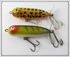 Heddon Baby Torpedo Pair: Baby Bass & Perch