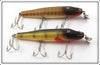 Vintage Creek Chub Perch & Pikie Scale Pikie Lure Pair 