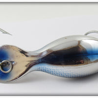 Heddon Chrome W/ Blue Scales Magnum Tadpolly