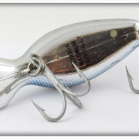 Heddon Chrome W/ Blue Scales Magnum Tadpolly